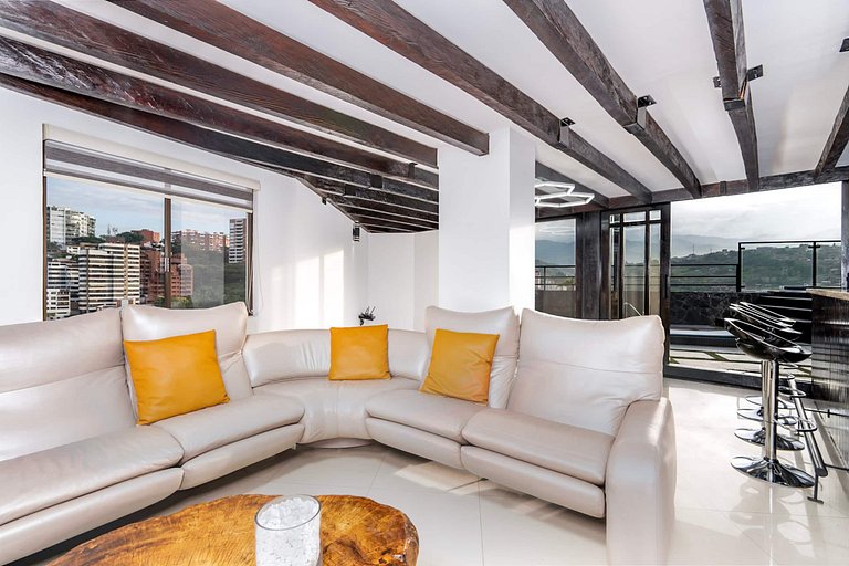 Lujoso penthouse | Jacuzzi privado y sauna