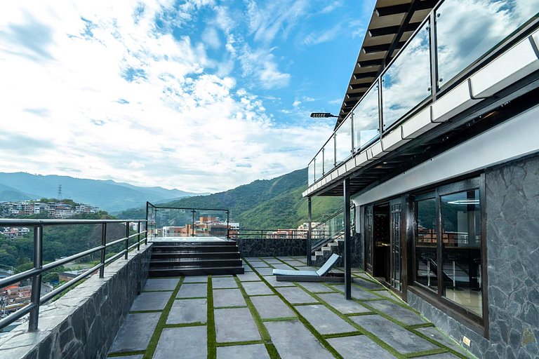Lujoso penthouse | Jacuzzi privado y sauna