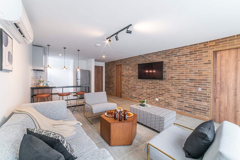 E201 • Precioso apartamento de 2 dormitorios, aire acondicio