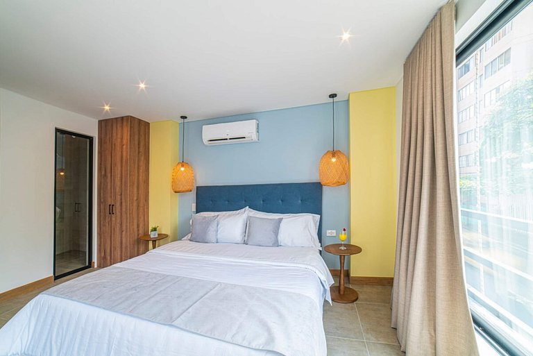 E201 • Precioso apartamento de 2 dormitorios, aire acondicio