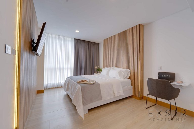 RM405 | Estudio tranquilo, piscina, gimnasio | Santa Teresit