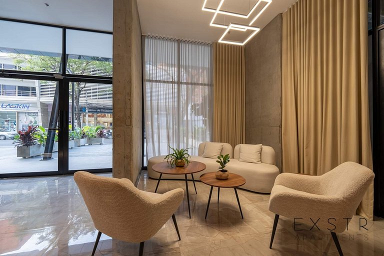 RM405 | Estudio tranquilo, piscina, gimnasio | Santa Teresit