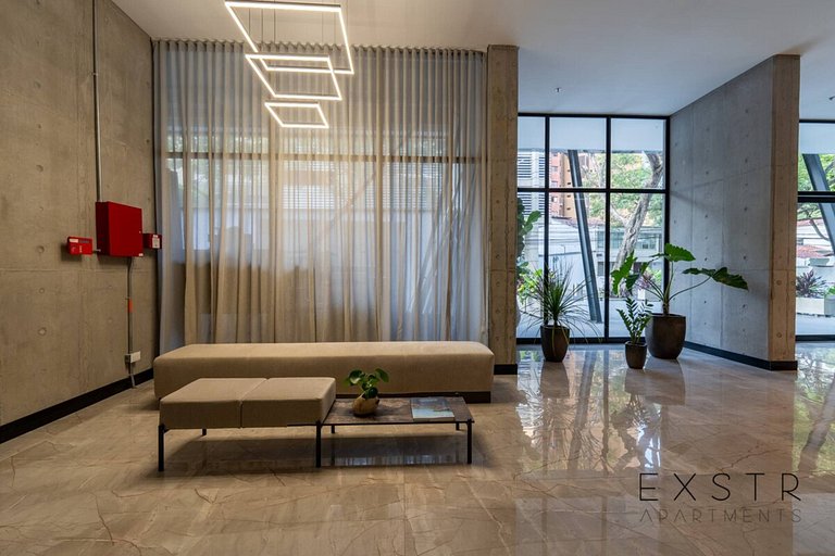 RM505 | Estudio moderno | Piscina, gimnasio y wifi rápida |