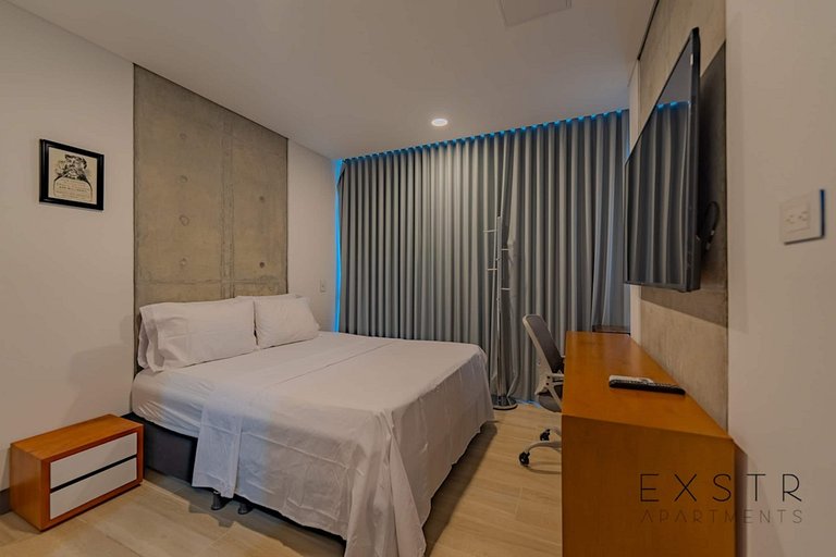 RM606 • Acogedor apartamento con jacuzzi • Piscina • Terraza