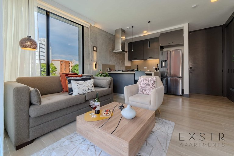 RM703 | Apartamento en rascacielos | Piscina, gimnasio y apa