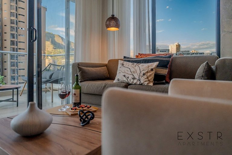 RM703 | Apartamento en rascacielos | Piscina, gimnasio y apa