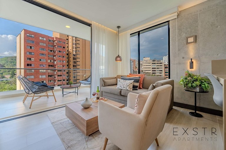 RM703 | Apartamento en rascacielos | Piscina, gimnasio y apa