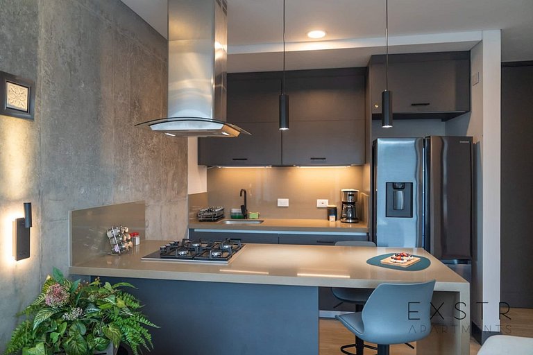 RM703 | Apartamento en rascacielos | Piscina, gimnasio y apa