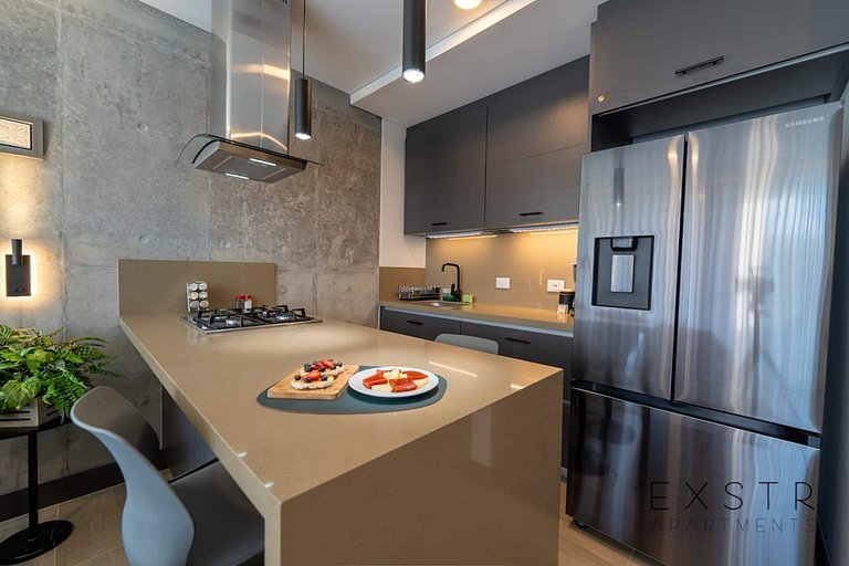 RM703 | Apartamento en rascacielos | Piscina, gimnasio y apa