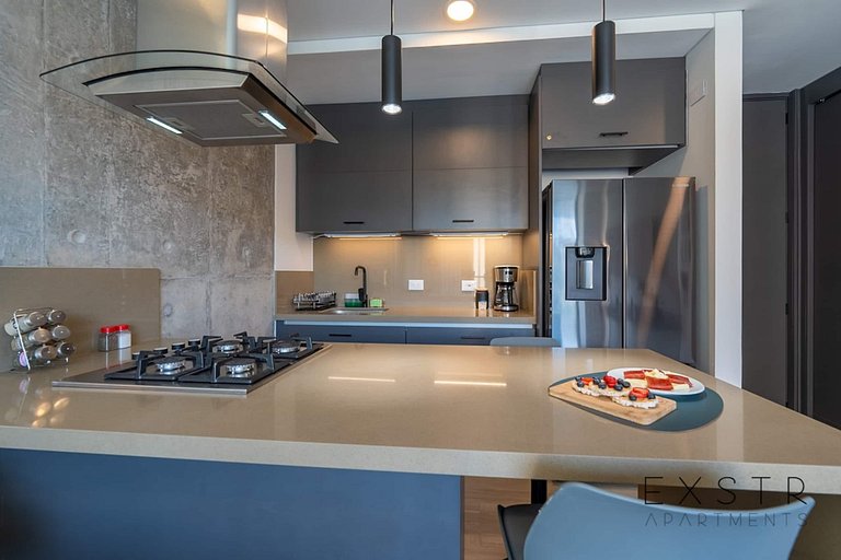 RM703 | Apartamento en rascacielos | Piscina, gimnasio y apa