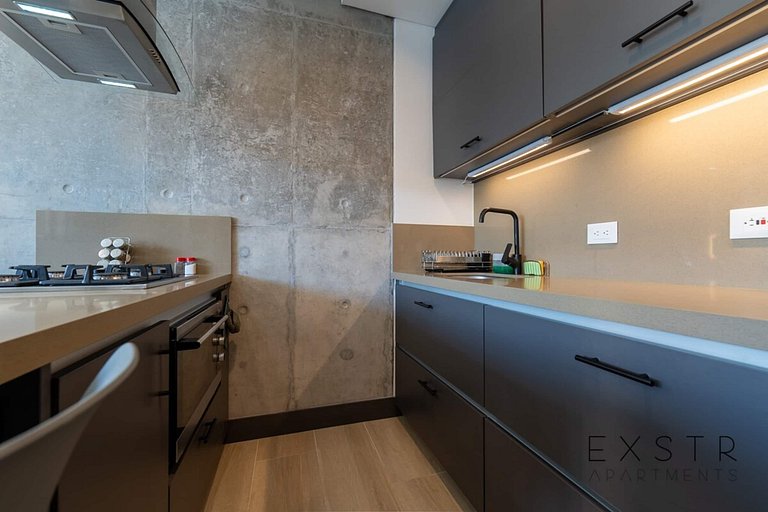RM703 | Apartamento en rascacielos | Piscina, gimnasio y apa