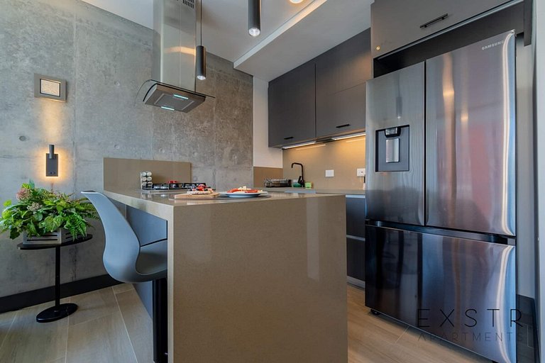 RM703 | Apartamento en rascacielos | Piscina, gimnasio y apa