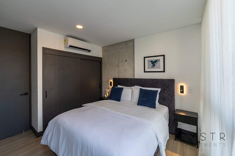 RM703 | Apartamento en rascacielos | Piscina, gimnasio y apa
