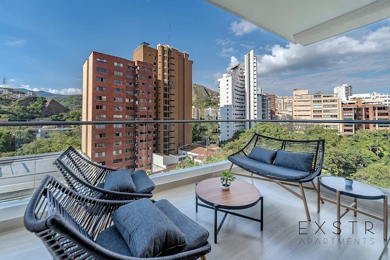 RM703 | Apartamento en rascacielos | Piscina, gimnasio y apa
