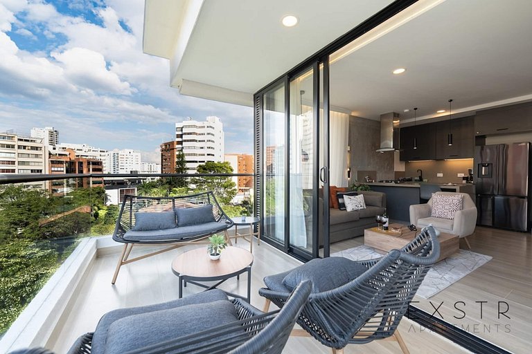 RM703 | Apartamento en rascacielos | Piscina, gimnasio y apa