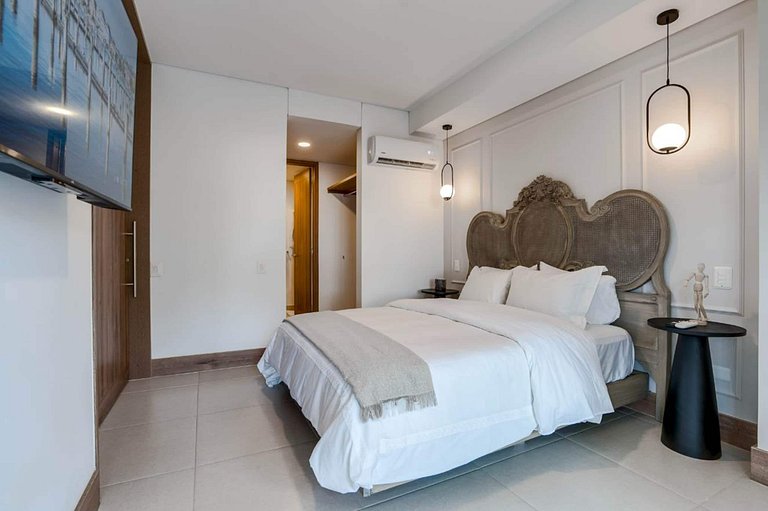H105 | Lujoso 2 dormitorios | Piscina | Balcón | Seguridad l