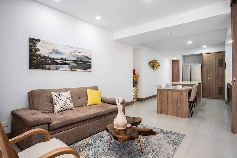 H108 | 2 camas, 2 baños | Piscina | Gimnasio | Seguridad 24/