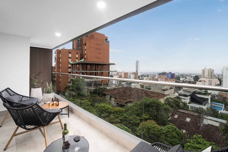 H506 • Balcón, vistas y piscina en la azotea cerca de Granad