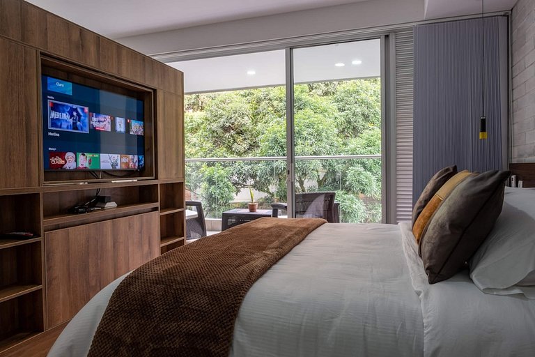 H602 • Acogedor alojamiento con vistas al jardín, wifi rápid