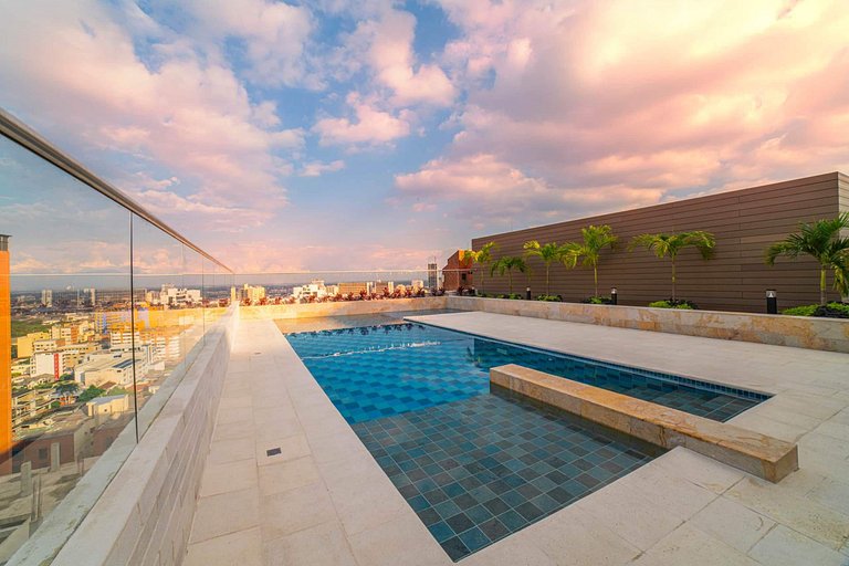 H603 • Estudio de lujo | Vistas increíbles | Piscina